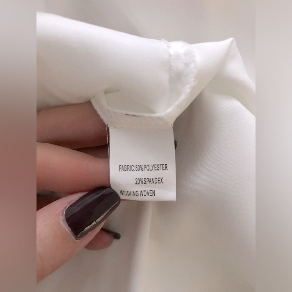 White Lace-Trim Satin Robe - Picture 13 of 15